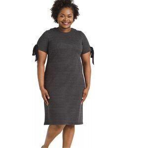 Anthropologie Hutch Tie Sleeve Polka Dot Shift Dressd